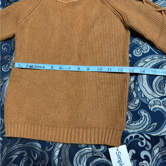 2 Curipeer Girl’s Long Sleeve Knit Sweater Lace Up Crewneck Cute Pullover - Picture 9 of 11